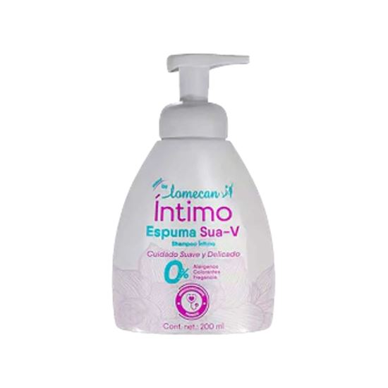 Imagen de Shampoo íntimo 0% alérgenos y fragancia Lomecan Espuma Sua-V 200ml