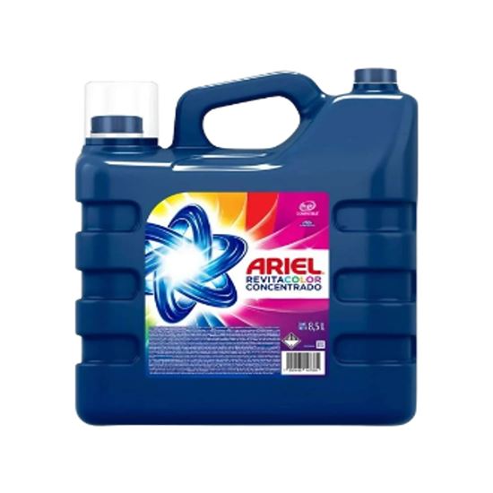 Imagen de Detergente líquido para ropa blanca y de color Ariel Concentrado Revitacolor 8.5L