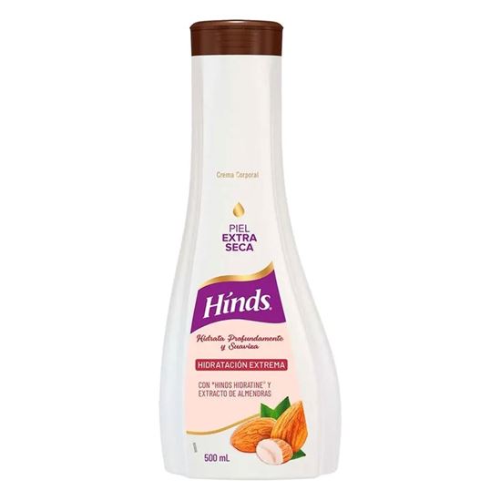 Imagen de Crema corporal hidratante con extracto de almendras para piel extra seca Hinds Hidratación Extrema 500ml