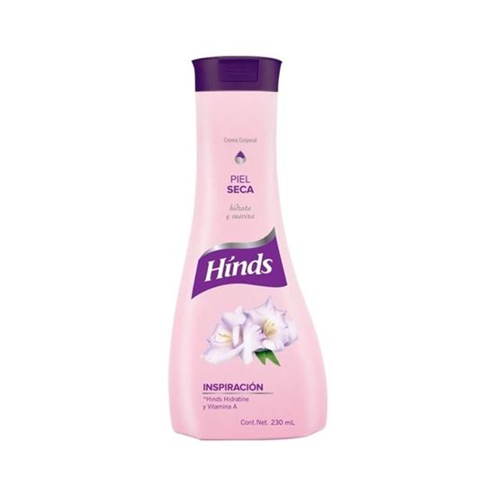 Imagen de Crema corporal hidratante con vitamina A para piel seca Hinds Inspiración 230ml