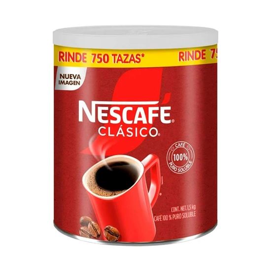 Imagen de Café soluble Nescafé Clásico en lata 1.5kg