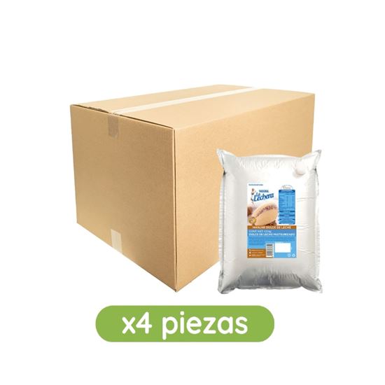 Imagen de Dulce de leche Nestlé La Lechera presentación institucional caja con 4 pzas de 4.5kg (18kg)