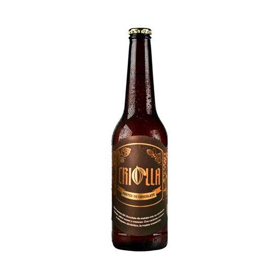 Imagen de Cerveza artesanal mexicana Porter de chocolate Criolla 355ml