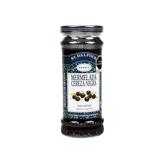 Imagen de Mermelada de cereza negra sin azúcar añadida St. Dalfour France 284g
