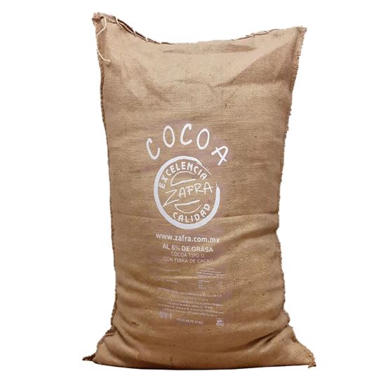 Imagen de Cocoa tipo II con fibra de cacao al 6% de grasa Zafra 25kg