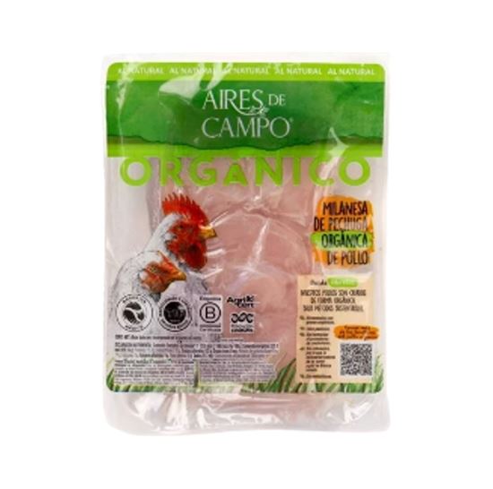 Imagen de Milanesa de pechuga orgánica de pollo Aires de Campo 1kg