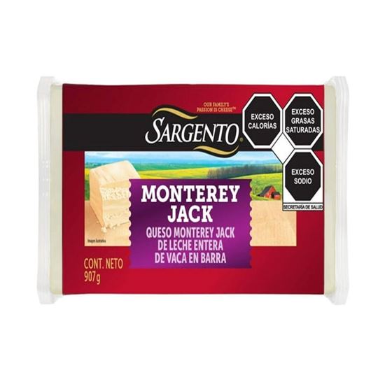 Imagen de Queso Monterrey Jack en barra Sargento 907g