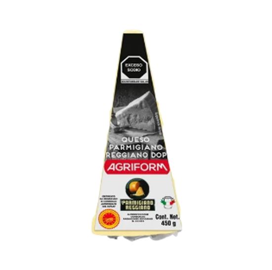 Imagen de Queso parmesano italiano parmigiano reggiano en trozo Agriform 450g
