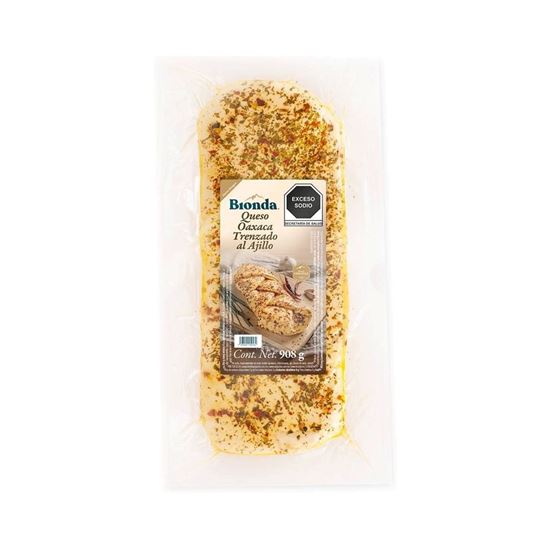 Imagen de Queso Oaxaca trenzado al ajillo Bionda 908g