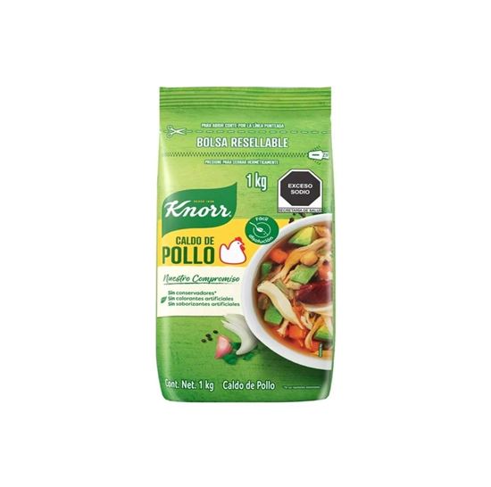 Imagen de Caldo de pollo en polvo Knorr bolsa resellable 1kg