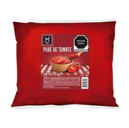 Imagen de Puré de tomate Member's Mark bolsa presentación institucional 3 kg