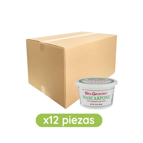 Imagen de Queso mascarpone Belgioioso caja con 12 pzas de 453g c/u (5.43kg)