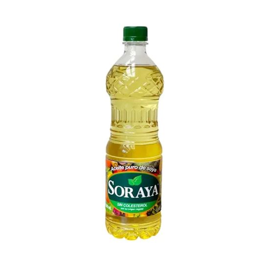 Imagen de Aceite vegetal comestible de soya Soraya 800ml