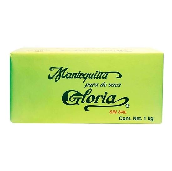 Imagen de Mantequilla pura de vaca sin sal Gloria 1kg
