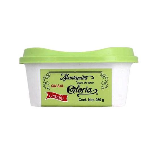 Imagen de Mantequilla untable sin sal Gloria 250g