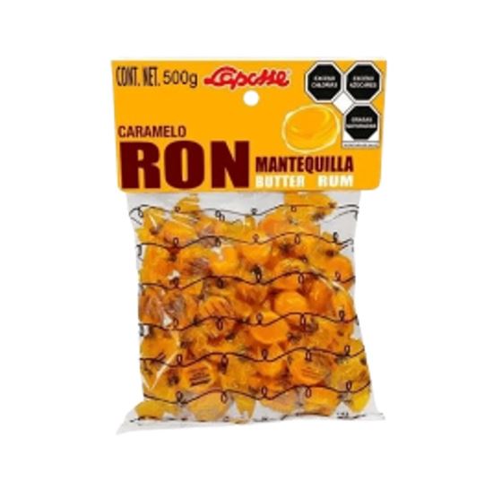 Imagen de Caramelo sabor ron mantequilla Laposse Butter Rum bolsa 500g