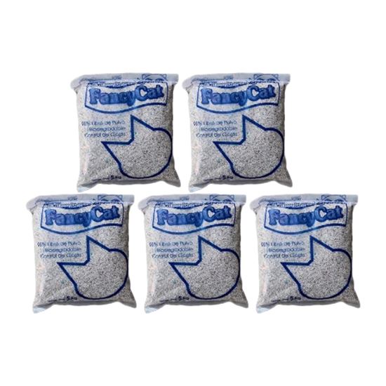 Imagen de Arena para gatos biodegradable FancyCat bulto con 5 bolsas de 6kg c/u (30kg)