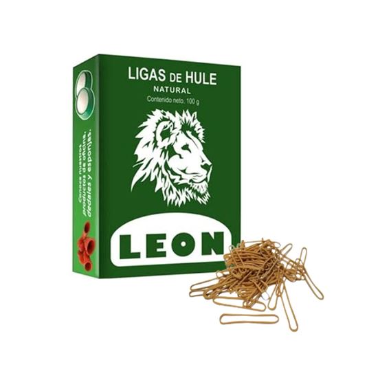 Imagen de Ligas de hule natural no.14 León 100g