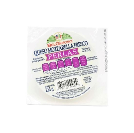 Imagen de Queso mozzarella fresco en perlas Belgioioso 226g