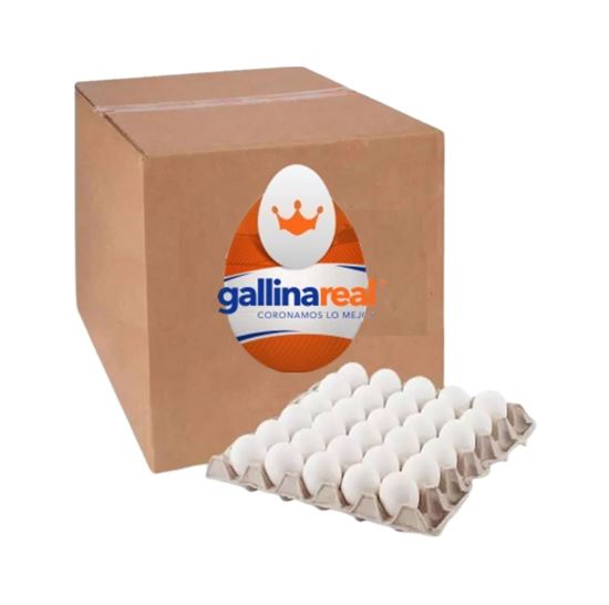 Imagen de Huevo blanco Gallina Real por caja (360 pzas)