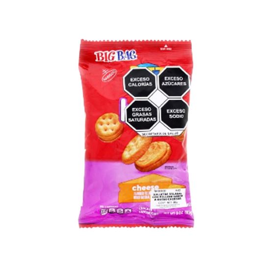 Imagen de Galletas saladas con relleno sabor queso cheddar Ritz Cheese Big Bag 85g