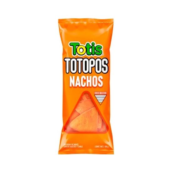 Imagen de Botana de maíz sabor queso y chile Totis Totopos Nachos 120g