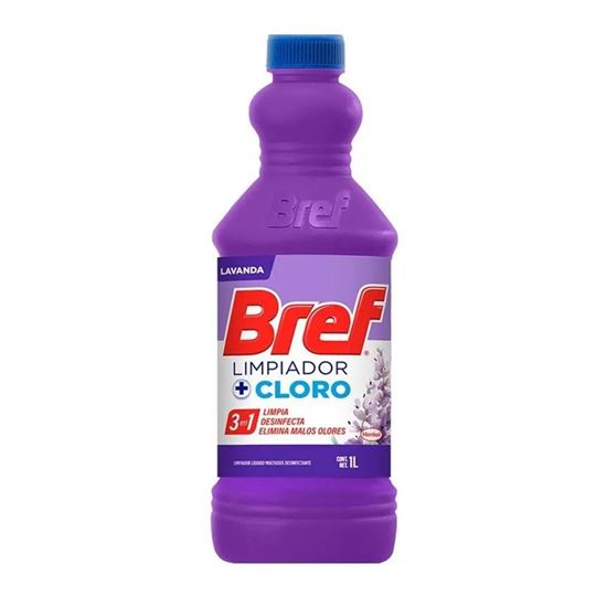 Imagen de Limpiador líquido multiusos desinfectante Bref aroma lavanda 1L