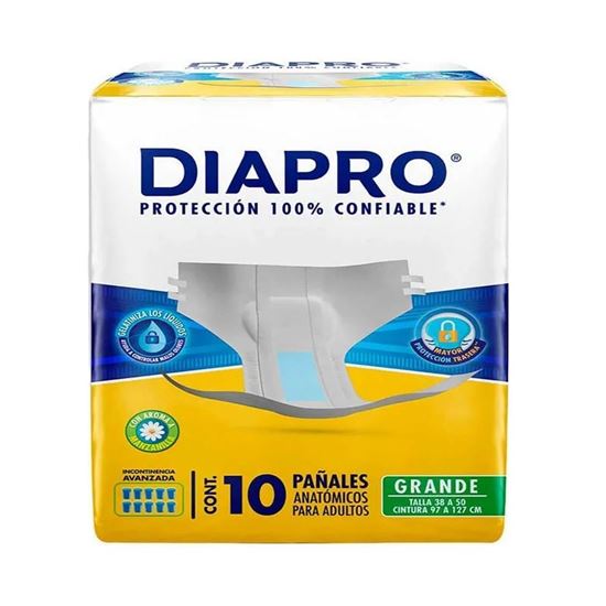 Imagen de Pañal para adulto Diapro Pants Talla Grande 10 pz