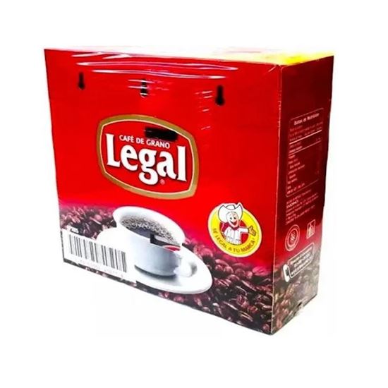 Imagen de Café soluble mezclado con caramelo Café Legal caja con 20 sobres de 10g c/u