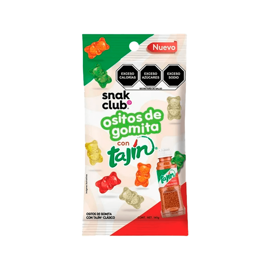 Imagen de Ositos de gomita sabor frutas con Tajín Snak Club 55g