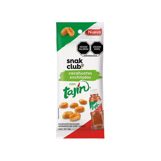 Imagen de Cacahuates enchilados sazonados con Tajín Snak Club 45g