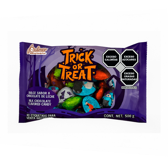 Imagen de Chocolates con envolturas decoradas de Halloween Palmer Trick or Treat 500g
