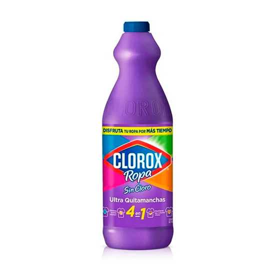 Imagen de Detergente líquido ultra quitamanchas sin cloro para ropa de color Clorox Ropa 4 en 1 930ml