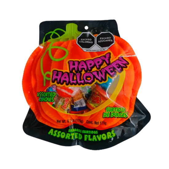 Imagen de Surtido de dulces Dulces Mara Happy Halloween empaque calabaza 179g