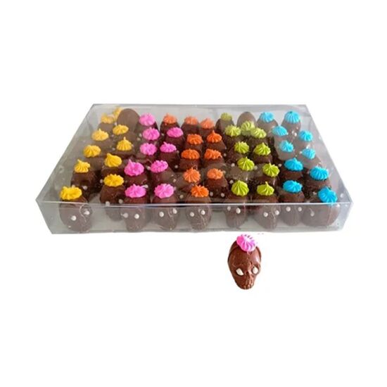 Imagen de Calaveritas de chocolate micro Dulces Teté 50 pzas