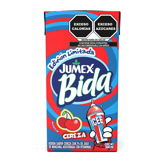Imagen de Bebida sabor cereza Jumex Bida ICEE edición limitada 500ml