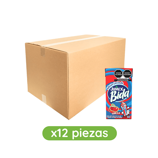 Imagen de Bebida sabor cereza Jumex Bida ICEE edición limitida caja con 12 pzas de 500ml c/u
