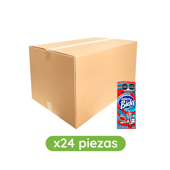 Imagen de Bebida sabor cereza Jumex Bida ICEE edición limitida caja con 24 pzas de 237ml c/u