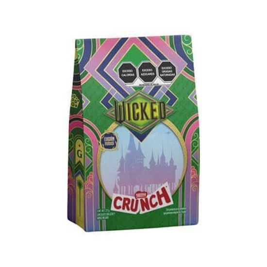Imagen de Chocolate con leche y arroz inflado Nestlé Crunch Wicked edición mágica 221g
