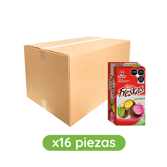 Imagen de Nestlé Freskas caja con 16 exhibidores de 315g c/u