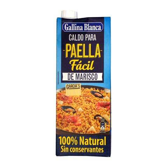 Imagen de Caldo para paella fácil de marisco 100% natural Gallina Blanca 1L