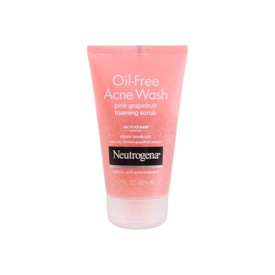 Imagen de Limpiador exfoliante facial con extracto de toronja para piel grasa Neutrogena Oil-Free 124ml