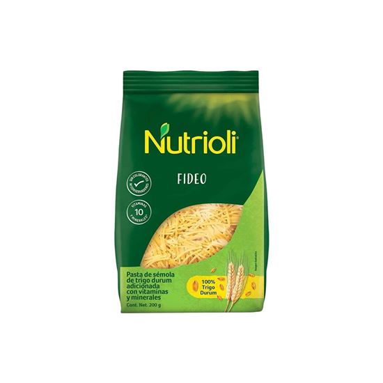 Imagen de Pasta de trigo fideo Nutrioli 200g