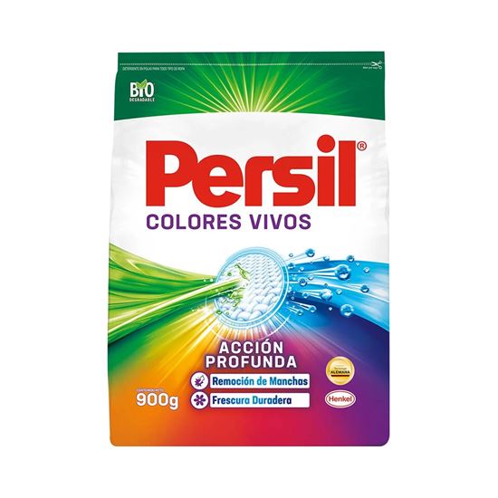Imagen de Detergente en polvo Persil Colores Vivos Acción Profunda 900g