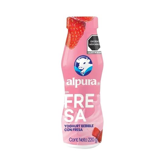 Imagen de Yoghurt bebible de fresa Alpura 220g