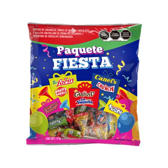 Imagen de Surtido de caramelos y chocolates Nestlé Paquete Fiesta 1.3kg
