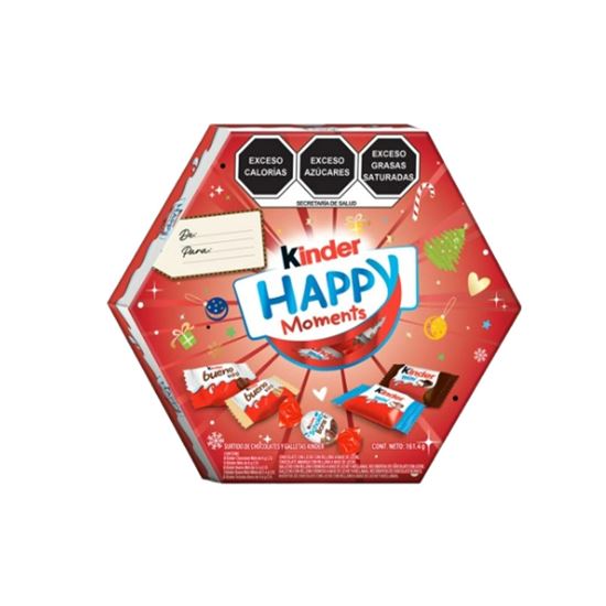 Imagen de Surtido de chocolates y galletas Kinder Happy Moments caja regalo 161.4g