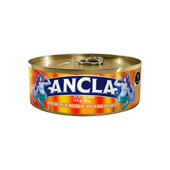 Imagen de Atún aleta amarilla en aceite Ancla en lata 120g