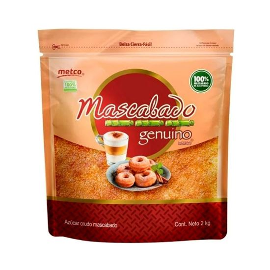 Imagen de Azúcar mascabado Metco Genuino 2kg