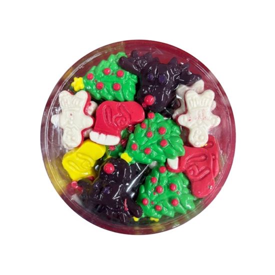 Imagen de Gomitas navideñas (árbol, galleta de jengibre, bota y reno) Dulces Nissi 70 pzas aprox. (1kg)
